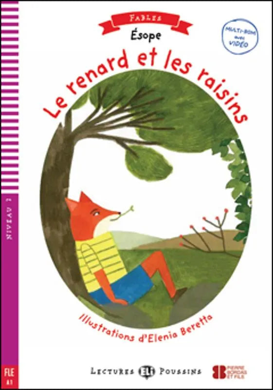 Le renard et les raisins – forside