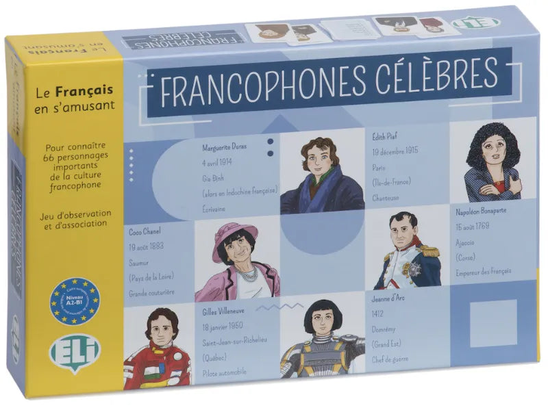 Francophones célèbres – forside