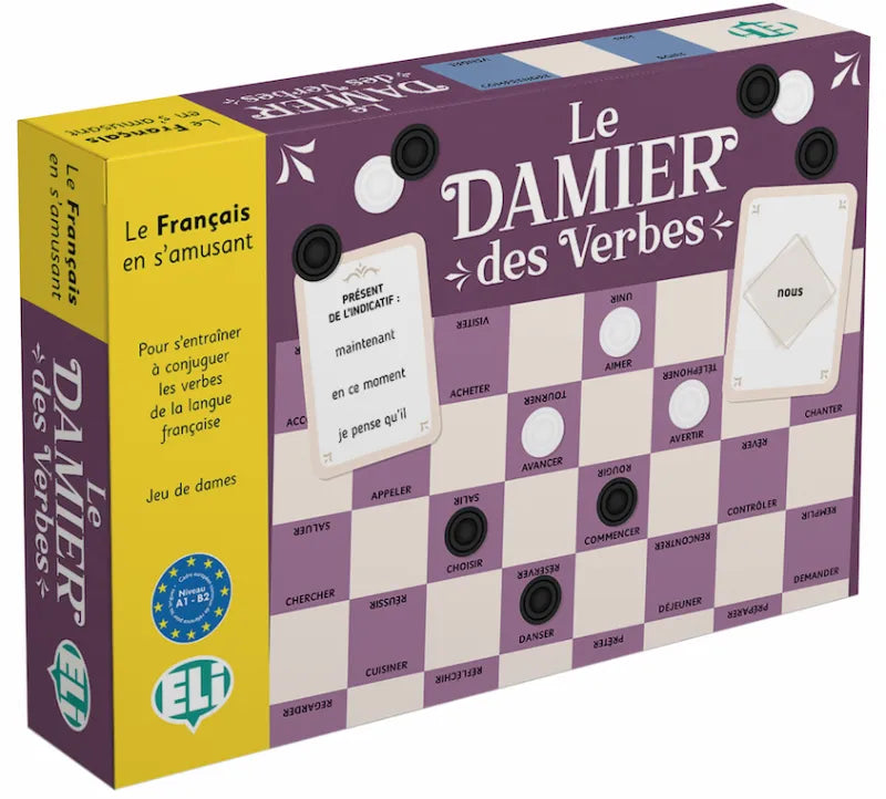 Le damier des verbes – forside