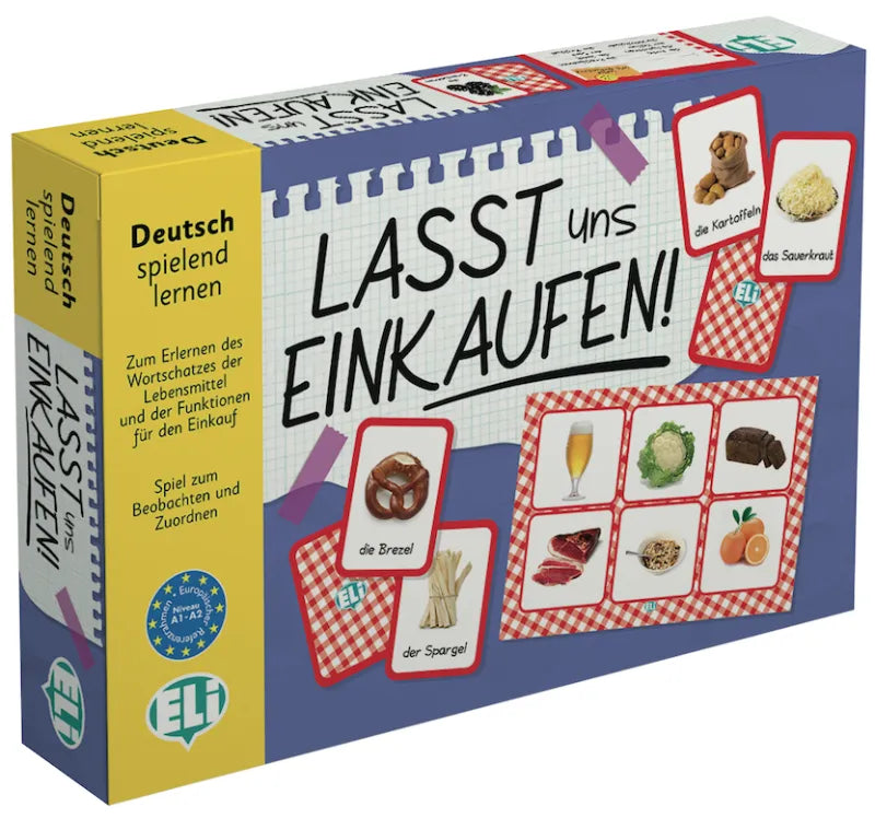 Lasst uns einkaufen! – forside