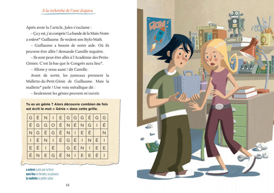 À la recherche de l’ami disparu - Gradert lesebok - A1 nivå - fransk