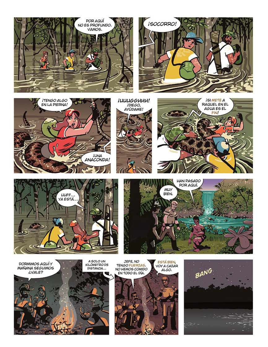 Aventura en el Amazonas - Tegneserie - Gradert leser - A2 - Spansk