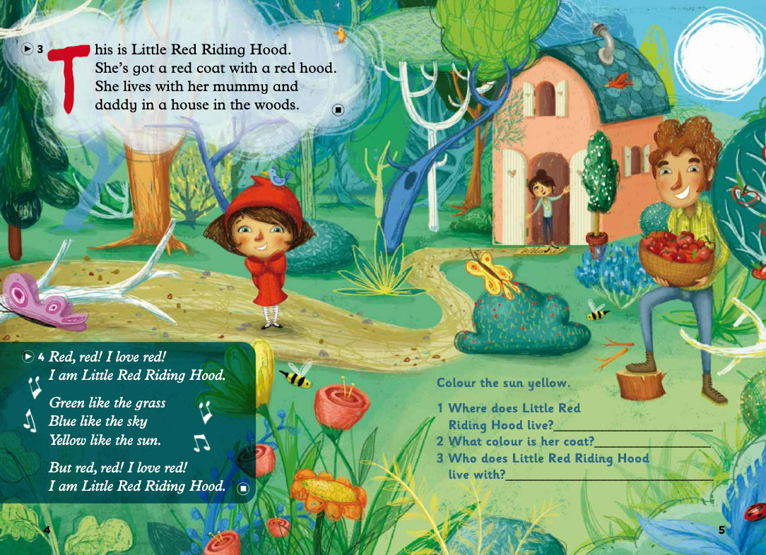 Little Red Riding Hood - Gradert leser - Pre A1 - Engelsk