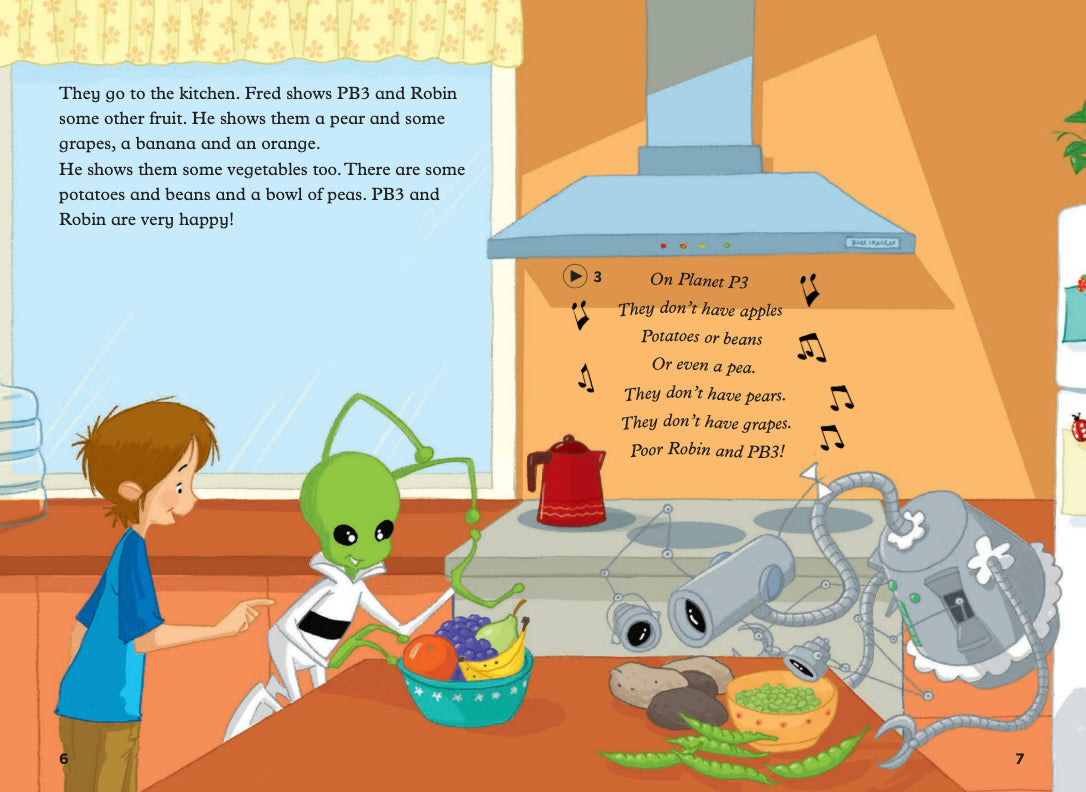 PB3 and the Vegetables - Gradert leser - A1 - Engelsk
