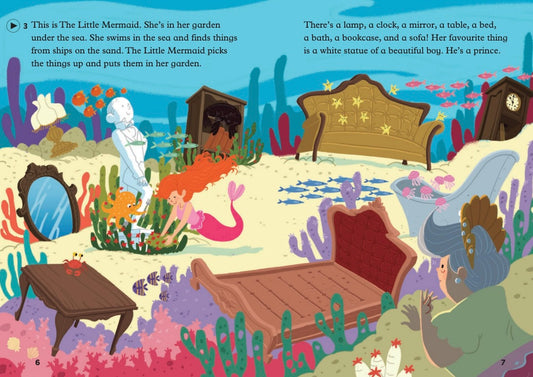 The Little Mermaid - Gradert lesebok - under A1 nivå - engelsk