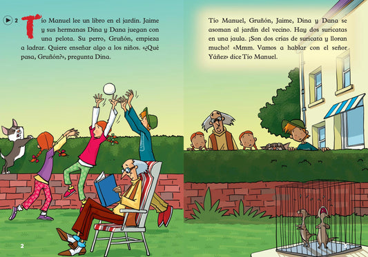 Tío Manuel y las suricatas - Gradert lesebok - A1.1 nivå - spansk
