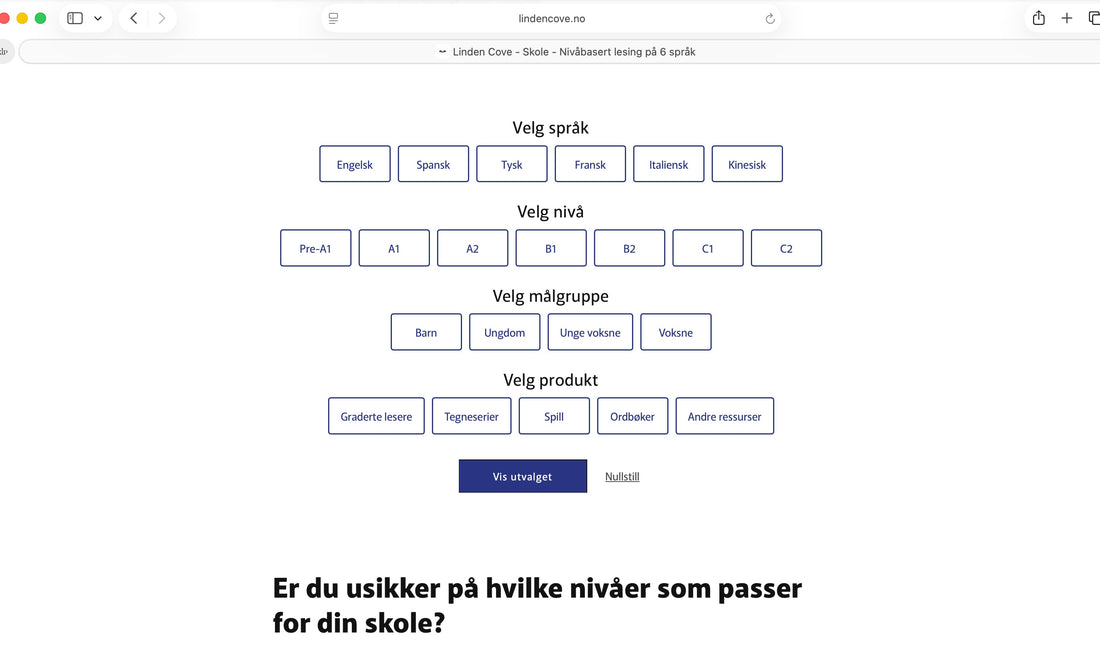 Finn riktig bok på under ett minutt - Om graderte lesebøker