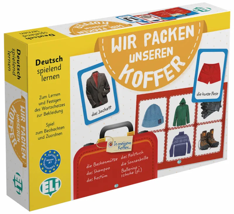 Wir packen unseren Koffer – forside