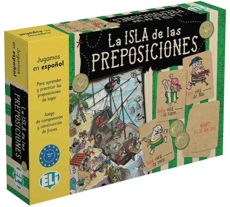 La isla de las preposiciones – forside