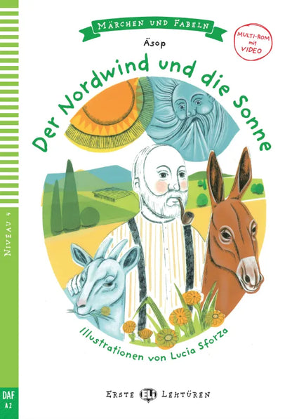 Der Nordwind und die Sonne – forside