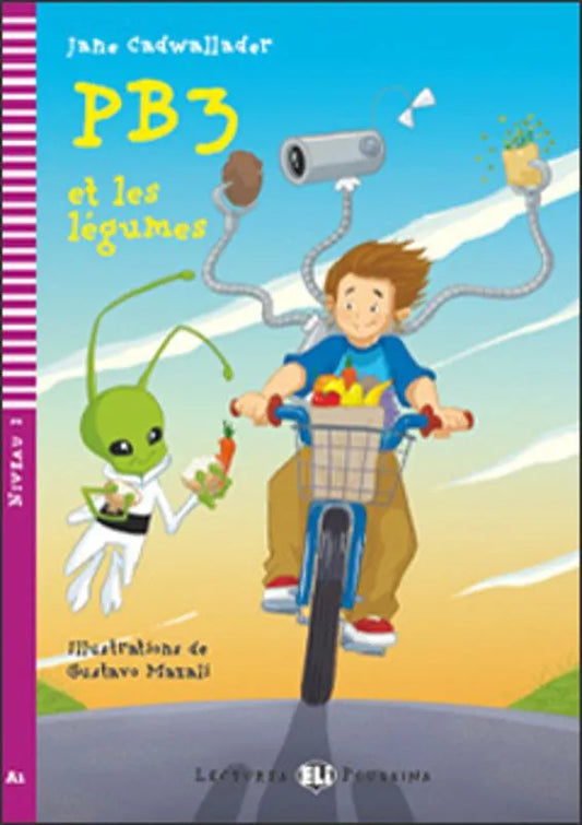 PB3 et les légumes - Gradert lesebok - A1 nivå - fransk