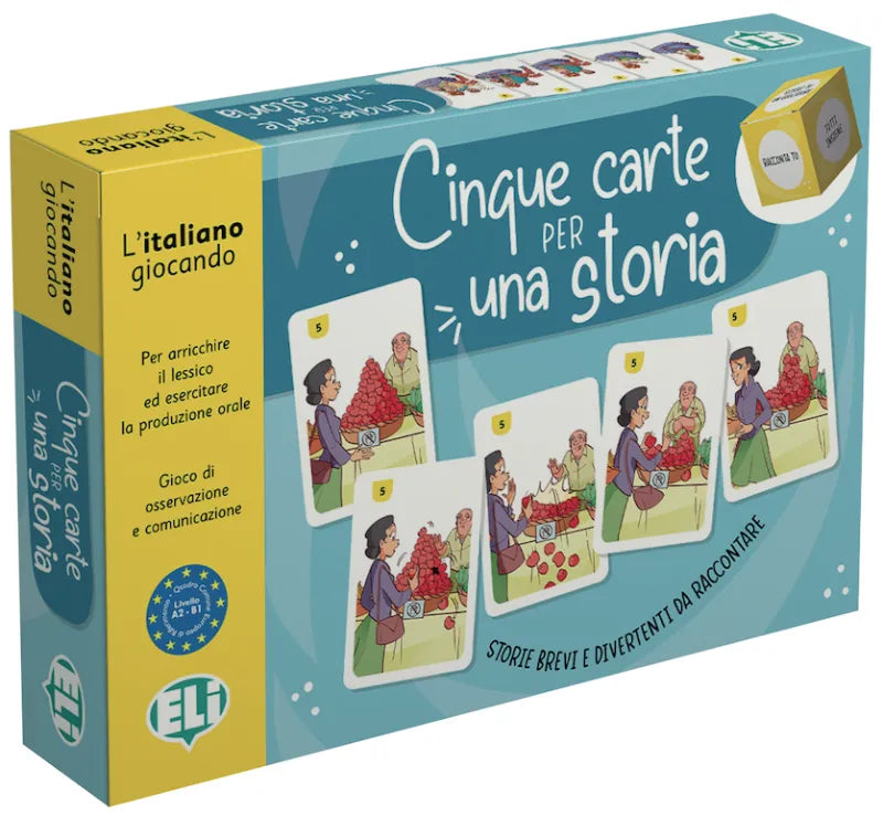Cinque carte per una storia – forside