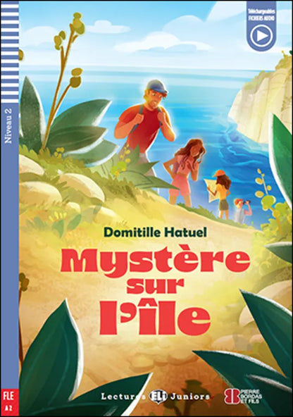 Mystère sur l’île - Gradert lesebok - A2 nivå - fransk