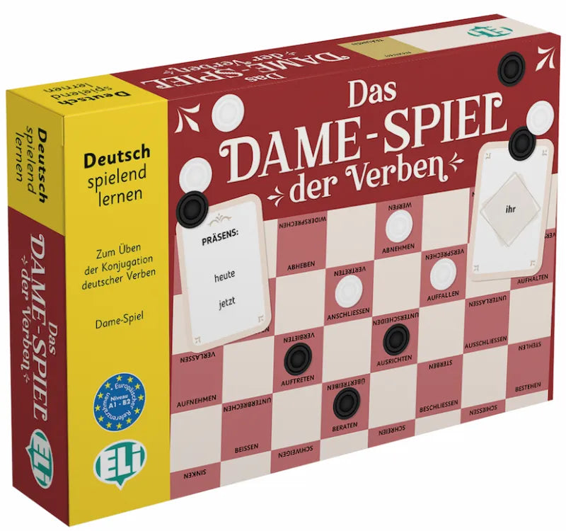 Das Dame-Spiel der Verben - Verbspill - A1- B2 - Tysk