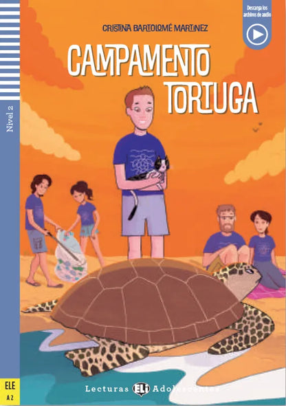 Campamento Tortuga - Gradert lesebok A2 - nivå - spansk