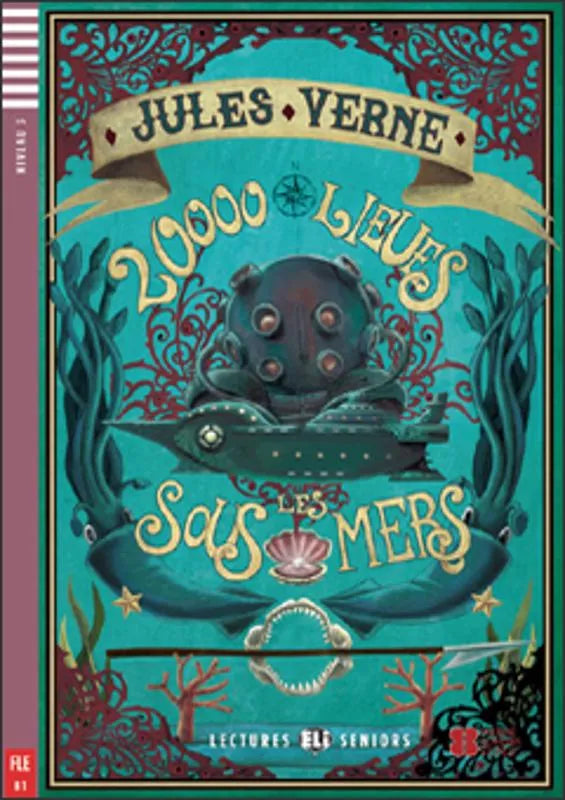 Vingt Mille Lieues sous les mers – forside