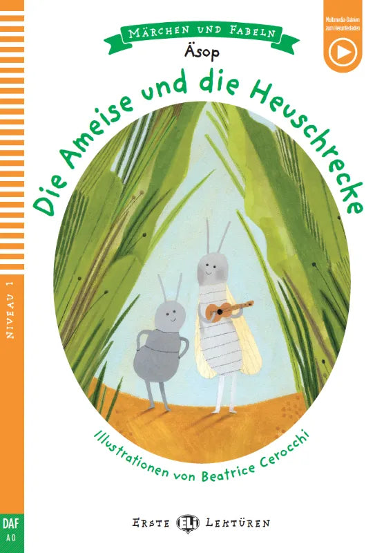 Die Ameise und die Heuschrecke – forside