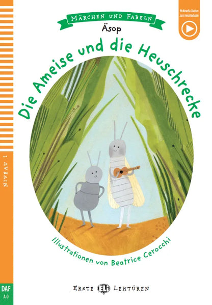 Die Ameise und die Heuschrecke – forside