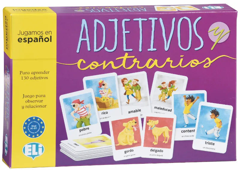 Adjetivos y contrarios – forside