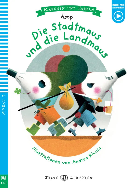 Die Stadtmaus und die Landmaus – forside