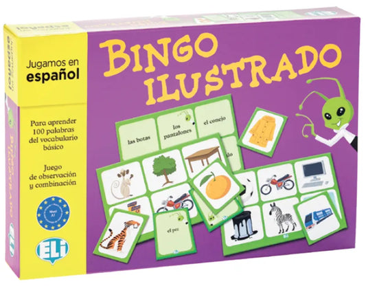 Bingo ilustrado - Spill - Ordforråd - A1 - spansk