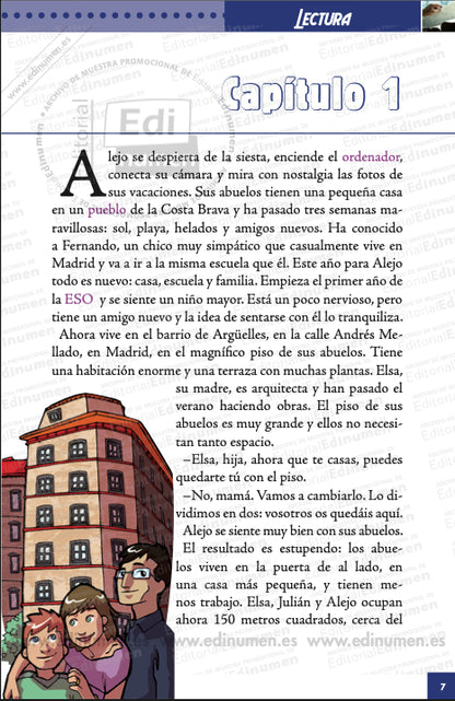 Alejo y su pandilla. Libro 1: En Madrid - Gradert leser - A1 - Spansk