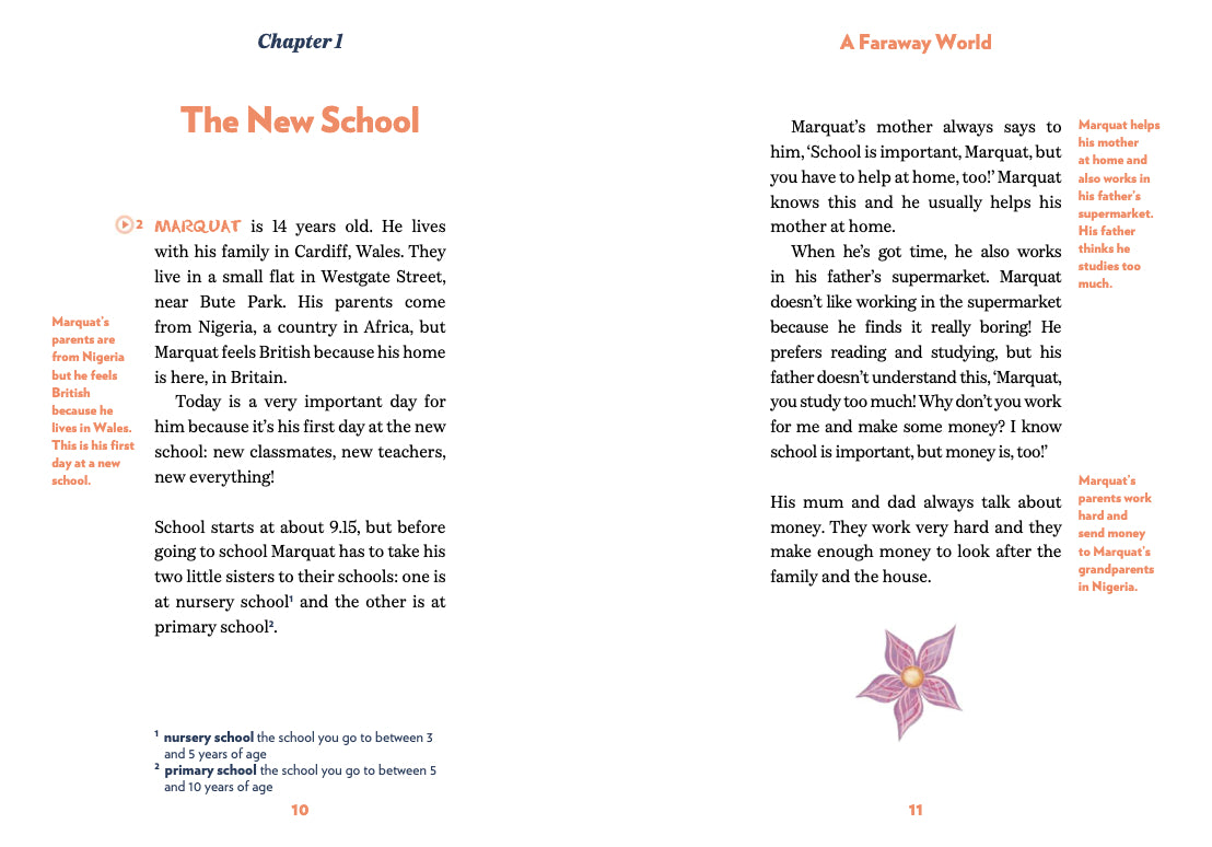 A Faraway World - Gradert lesebok - A2 nivå - engelsk