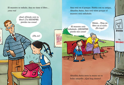 Abuelita Anita y la cuerda amarilla - Gradert lesebok - under A1 nivå - spansk