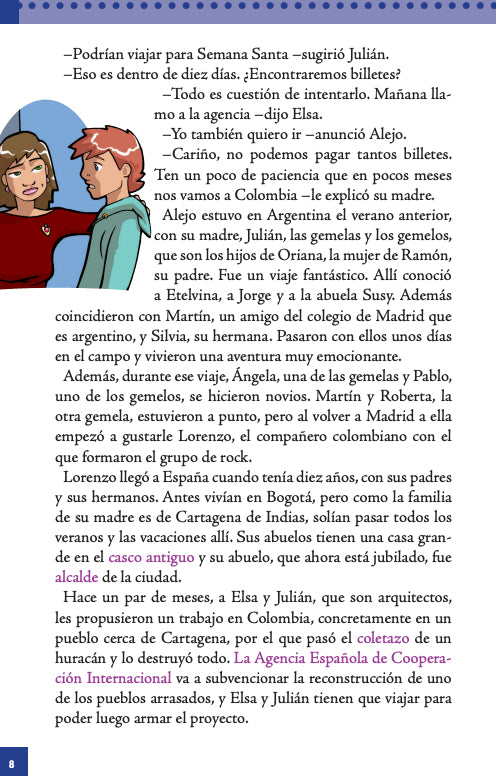 Alejo y su pandilla. Libro 3: misterio en Cartagena de Indias - Gradert leser - A2 - Spansk