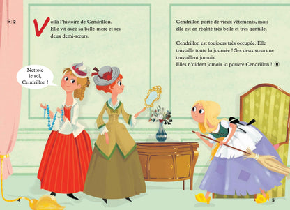Cendrillon - Gradert leser - A1.1 - Fransk