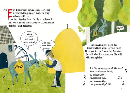 Die Bremer Stadtmusikanten - Gradert leser - A1 - Tysk