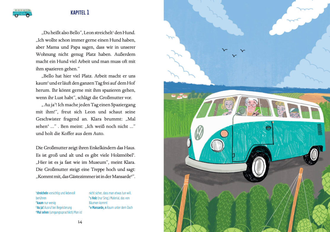 Ein Sommer in Bayern - Gradert leser - A2 - Tysk