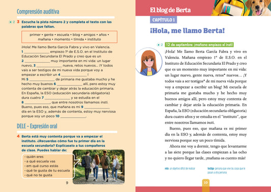 El blog de Berta - Gradert lesebok A2 - nivå - spansk