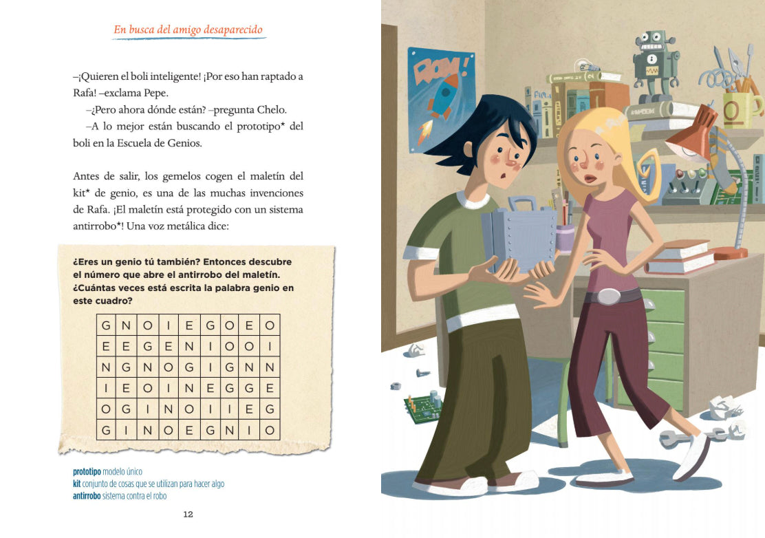 En busca del amigo desaparecido - Gradert lesebok A1 - nivå - spansk