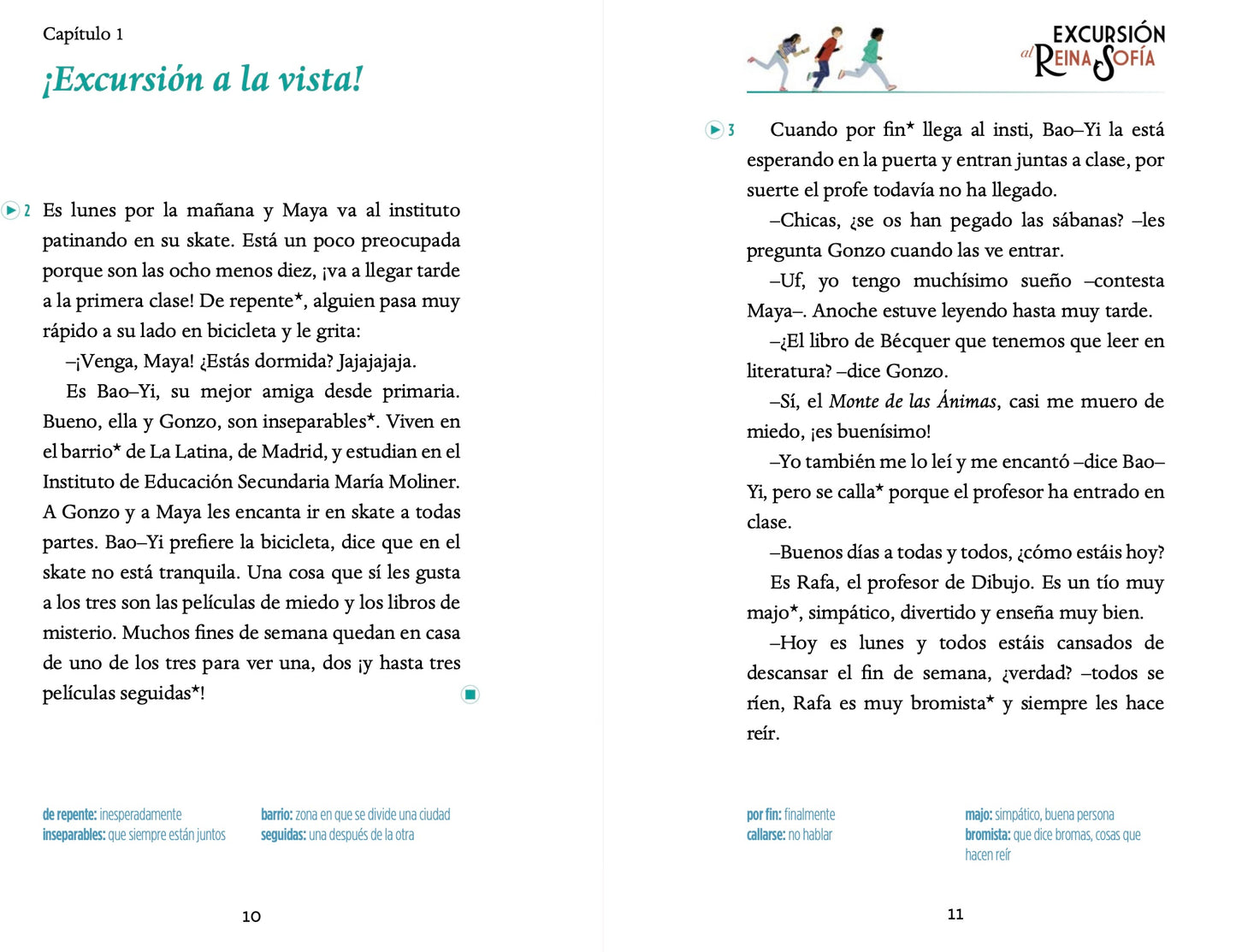 Excursión al Reina Sofía - Gradert leser - A2 nivå - spansk