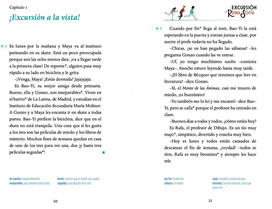 Excursión al Reina Sofía - Gradert leser - A2 nivå - spansk