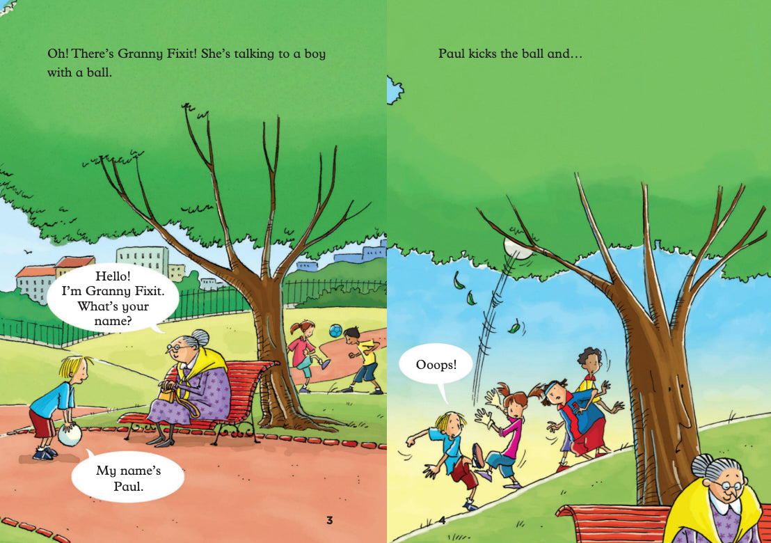 Granny Fixit and the Ball - Gradert leser - Pre A1 - Engelsk