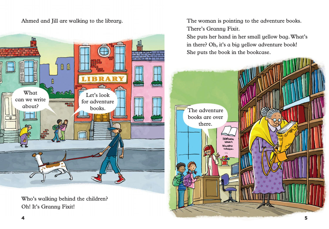 Granny Fixit and the Pirate - Gradert leser - Pre A1 - Engelsk