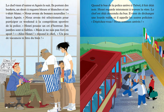 Henri et la compétition sportive - Gradert lesebok - A2 nivå - fransk