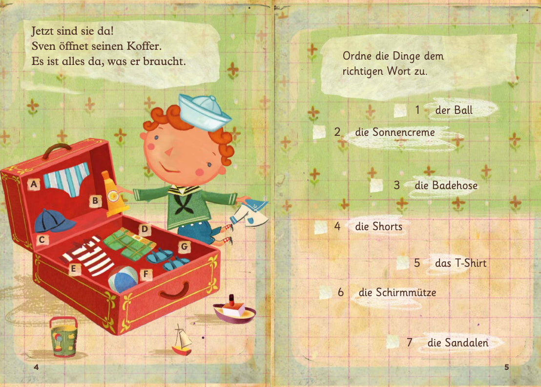 Hurra, Ferien! - Gradert leser - Pre A1 - Tysk