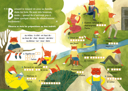 Le renard et les raisins - Gradert leser - A1 - Fransk