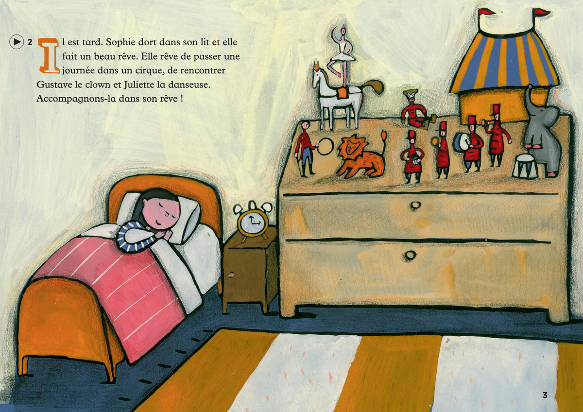 Le rêve de Sophie - Gradert leser - Pre-A1 - Fransk