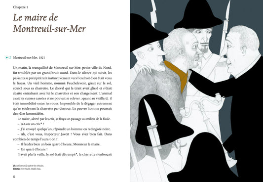 Les Misérables - Gradert lesebok - B2 nivå - fransk
