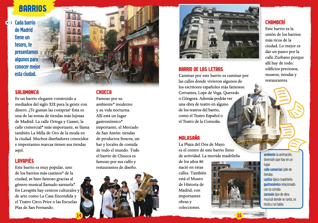 Madrid ¡Me encantas! - Gradert lesebok A2 - nivå - spansk