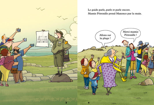 Mamie Pétronille et les enfants vikings - Gradert lesebok - under A1 nivå - fransk