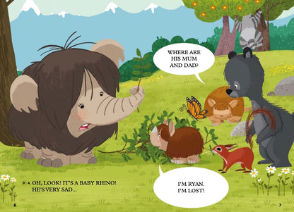Martha and the Woolly Rhino - Gradert lesebok - under A1 nivå - engelsk