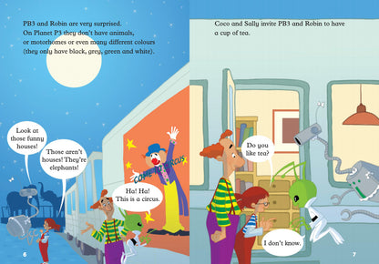 PB3 and Coco the Clown - Gradert leser - A1 - Engelsk