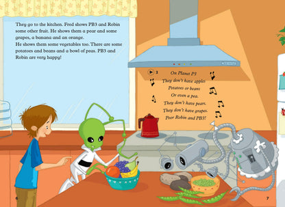 PB3 and the Vegetables - Gradert leser - A1 - Engelsk