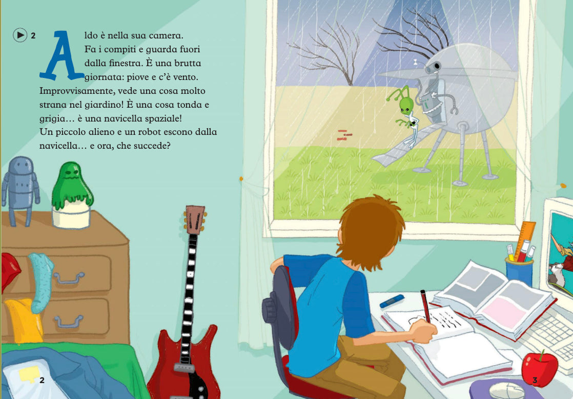 PB3 e le verdure - Gradert lesebok - A1 nivå - italiensk