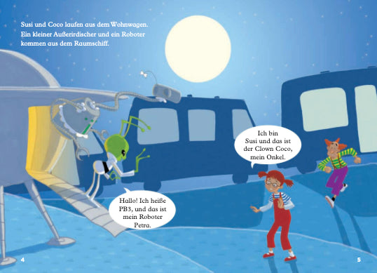 PB3 und der Clown Coco - Gradert leser - A1 - Tysk